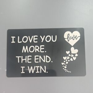 Heartfelt Love Quote Card NWT